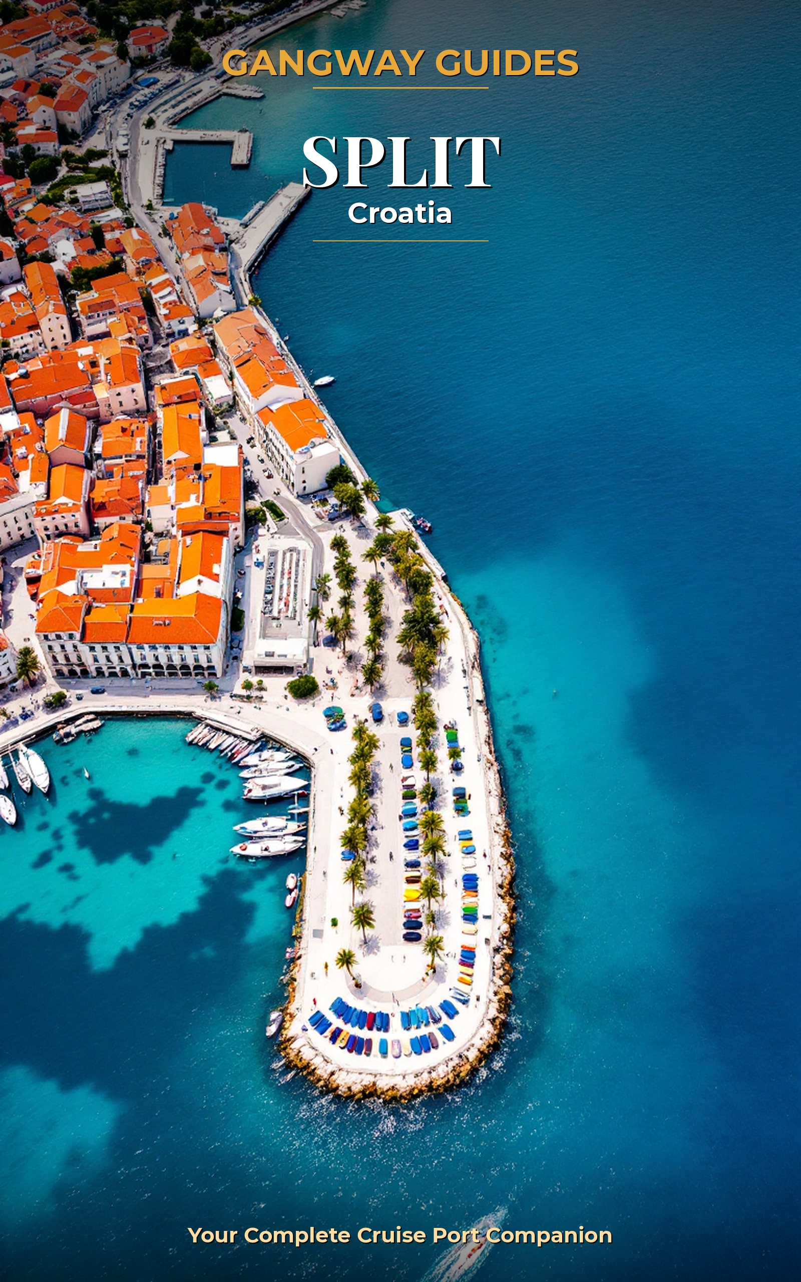 Split cruise port guide cover